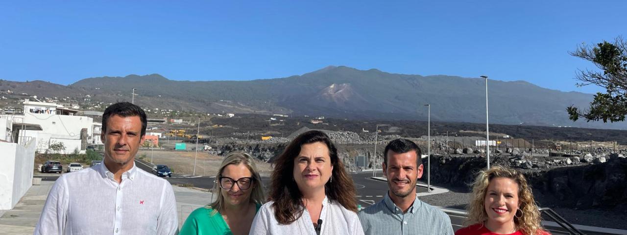 El PP de La Palma traslada a la senadora Rosa Viera y a la diputada Laura Lima los incumplimientos del Gobierno de España con la reconstrucción de la Isla