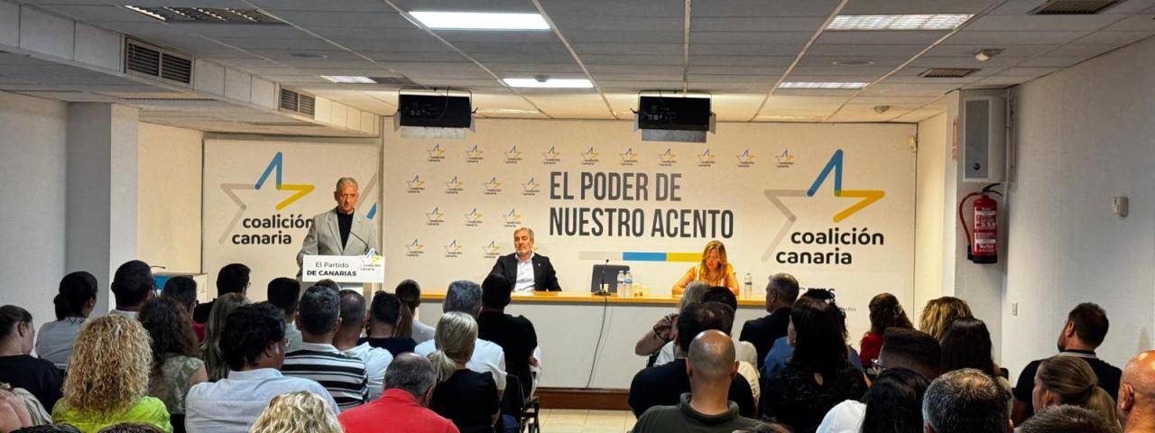 CC de Tenerife celebrará su VI Congreso insular los días 10 y 11 de mayo donde participarán 250 compromisarios