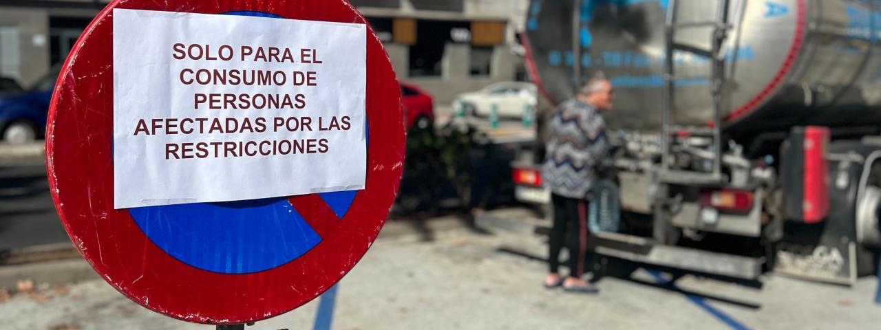 Salud Pública recomienda restringir el uso del agua del grifo en diferentes puntos de Santa Úrsula