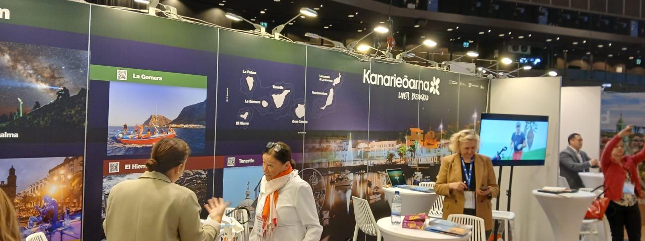 La Gomera acude en visita profesional a la Travel News Market de Estocolmo