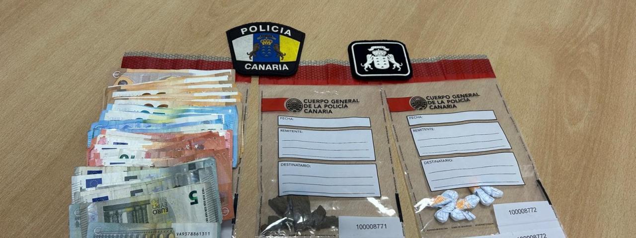 La Policía Autonómica detiene a un joven de 22 años por un presunto delito contra la salud pública en Las Palmas de Gran Canaria
