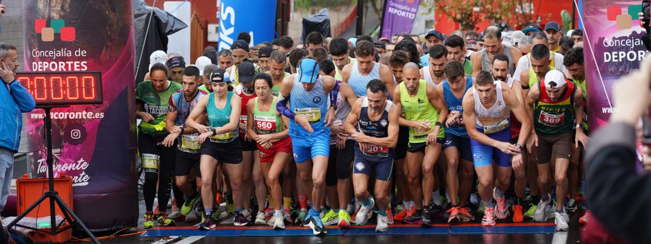 Francisco Cabrera y Johanna Ardel vencen en la XXXIV Media Maratón Ciudad de Tacoronte