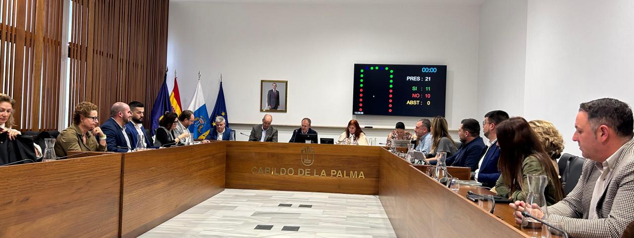 El Cabildo aprueba su Presupuesto para 2025 que asciende a casi 220 millones para seguir transformando La Palma