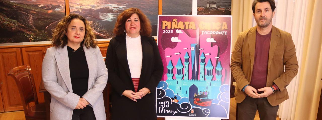 Tacoronte se prepara para celebrar la Piñata Chica 2025, del 13 al 17 de marzo
