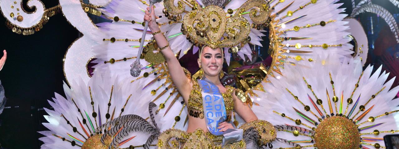 Claudia Gil Soria, elegida Reina de la Piñata Chica de Tacoronte 2025