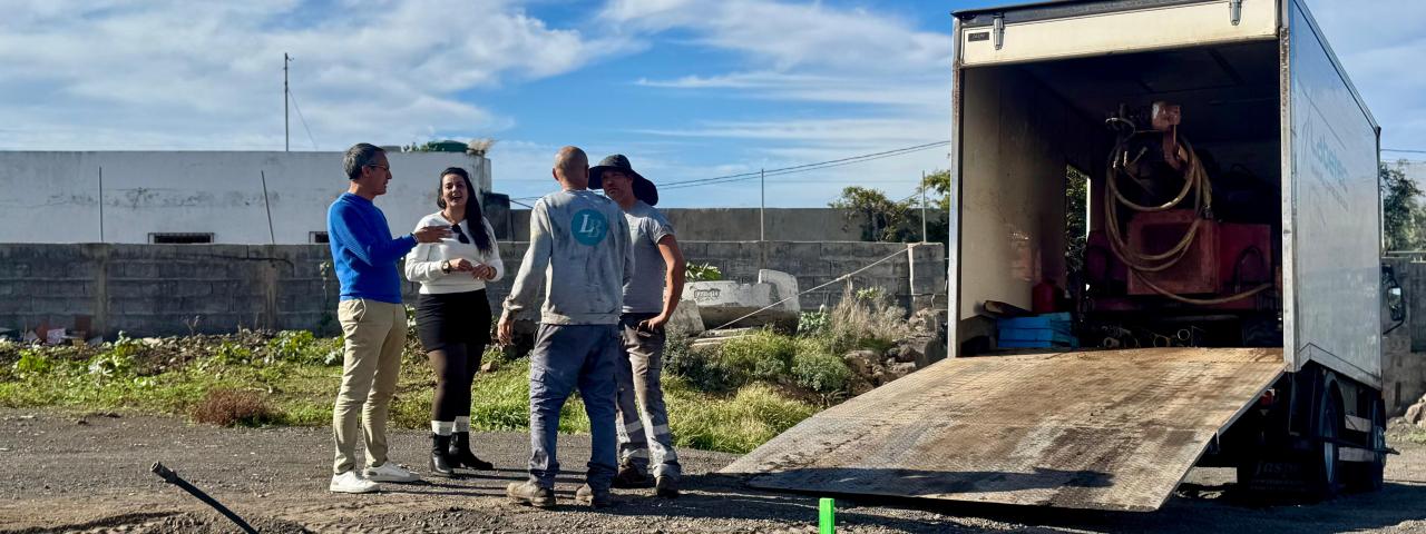 El Ayuntamiento completa nueve catas en Callao para definir los cimientos de las futuras 120 viviendas sociales