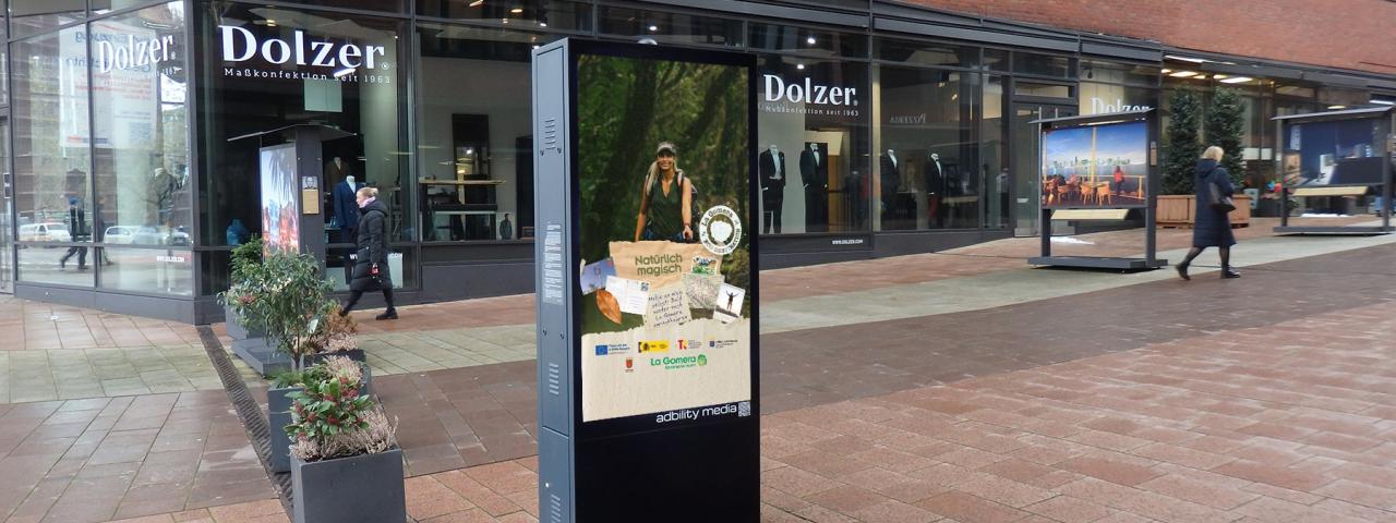 Turismo de La Gomera refuerza su posicionamiento en Alemania con una campa&ntilde;a de publicidad digital exterior de alto impacto