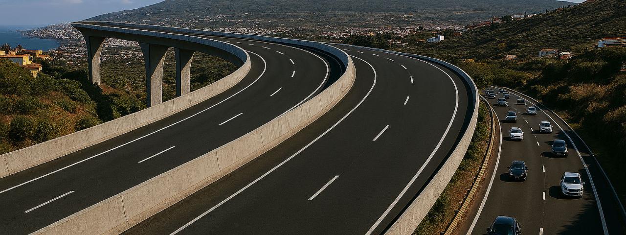 "Rosa D&aacute;vila anuncia el fin definitivo de las colas en la TF-5 gracias a la construcci&oacute;n de una nueva v&iacute;a a&eacute;rea entre Santa Cruz y el Puerto de la Cruz"