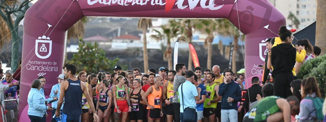 La XII San Silvestre solidaria e inclusiva re&uacute;ne a m&aacute;s de 1.200 personas en una gran fiesta del deporte en Candelaria