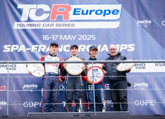 Santi Concepción Jr. sube al pódium en el mítico circuito de spa francorchamps en Bélgica