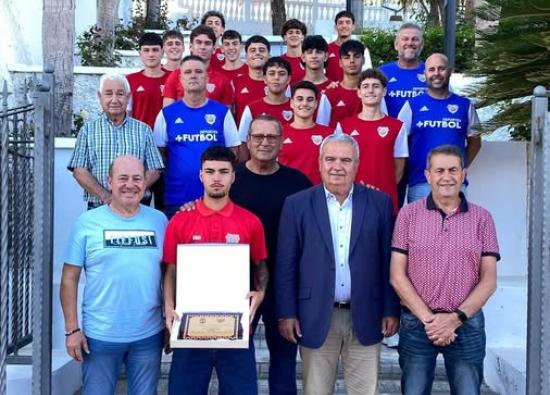 Recibimos a los jugadores juveniles de la UD Las Zocas