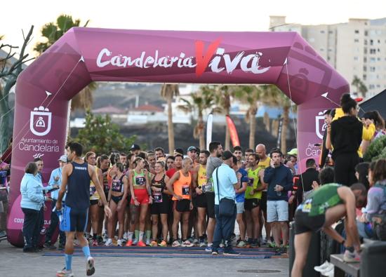 La XII San Silvestre solidaria e inclusiva re&uacute;ne a m&aacute;s de 1.200 personas en una gran fiesta del deporte en Candelaria