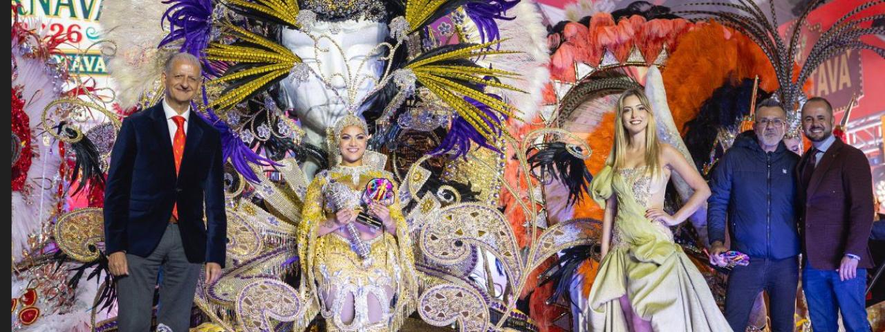 B&aacute;rbara Urimare Fajardo, reina de un carnaval de cine en La Orotava