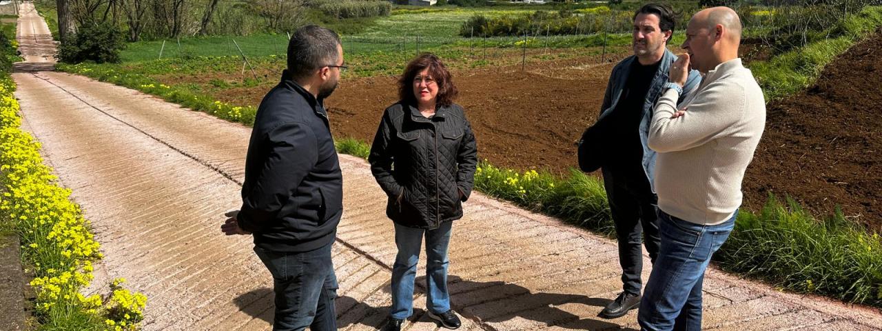 Finaliza la pavimentaci&oacute;n de los caminos agr&iacute;colas de Tagoro y El Natero