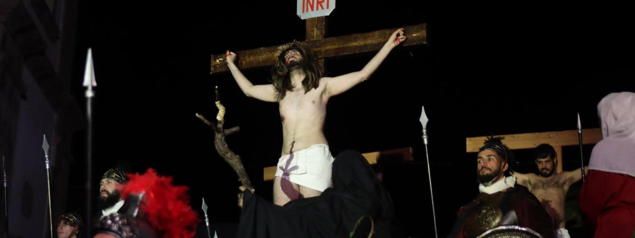 La Pasión de Cristo emociona a Granadilla de Abona en su vigésimo aniversario