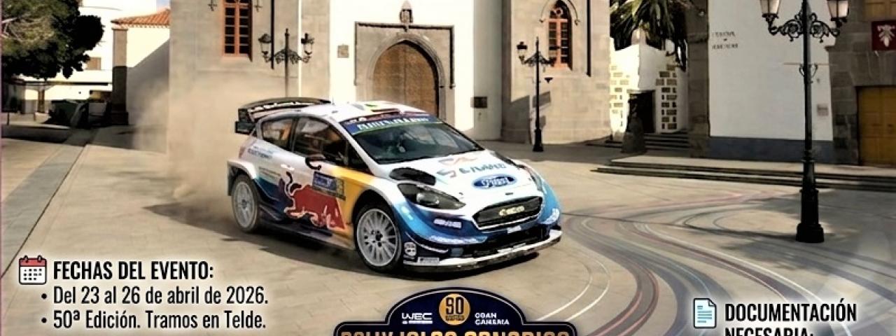 Deportes habilita canales para solicitar autorizaciones de acceso durante el Rally Islas Canarias 2026