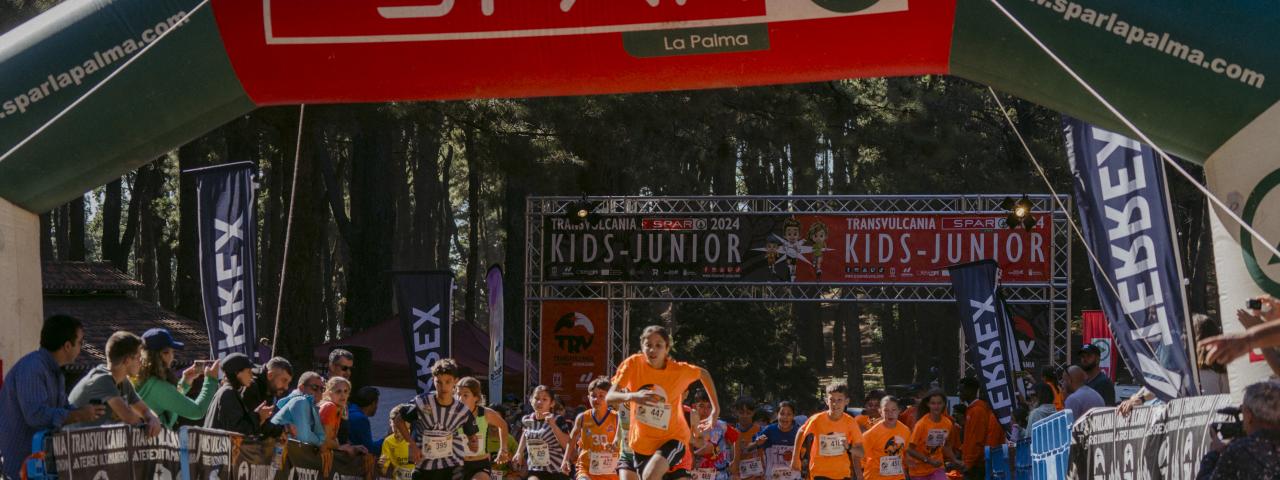 Transvulcania adidas abre inscripciones para la Kids-Junior SPAR La Palma 2026