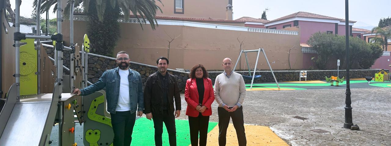 Tacoronte estrena parque infantil en El Adelantado
