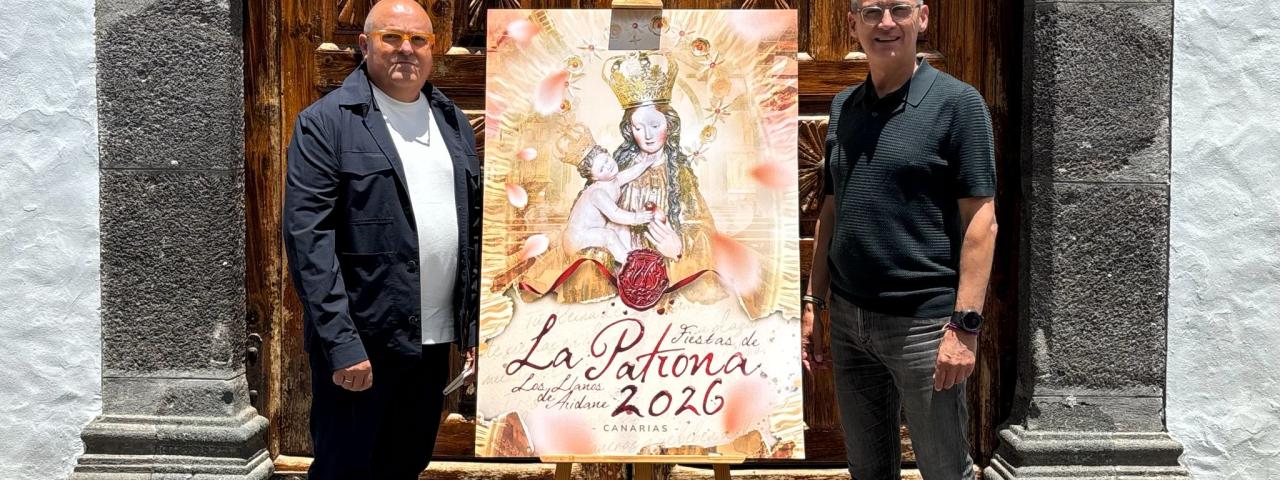 El Ayuntamiento presenta el cartel de las fiestas de La Patrona 2026, obra de Mario Martín