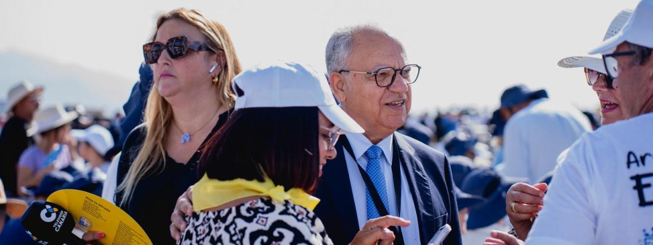 Curbelo llama a "tomar buena nota del mensaje del Papa para construir una sociedad más humana y solidaria