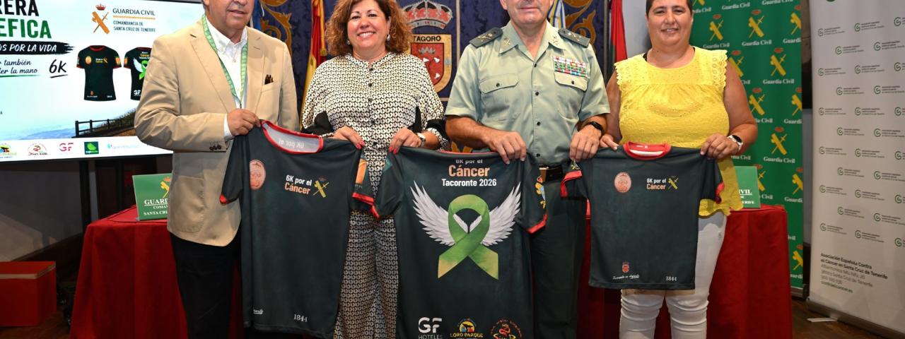 La Guardia Civil presenta la III Carrera Ben&eacute;fica "Corremos por la Vida, a favor de la Asociaci&oacute;n Espa&ntilde;ola Contra el C&aacute;ncer