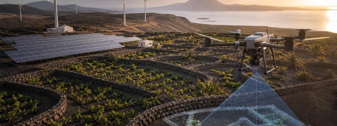 Una innovación canaria utiliza drones e inteligencia artificial para reducir las fugas de agua