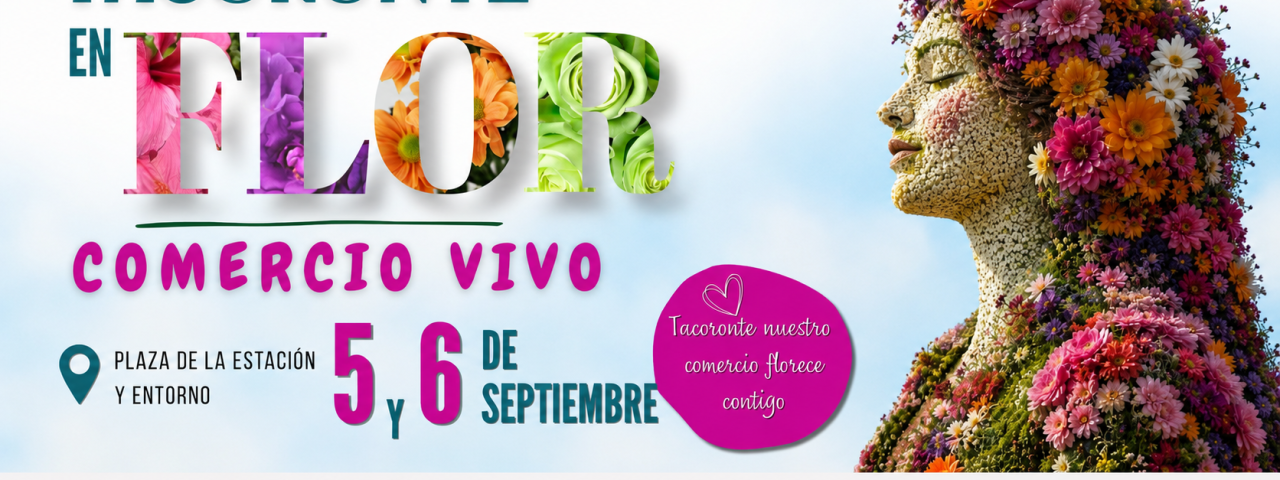 Tacoronte prepara una muestra de obras florales en el entorno comercial de La Estación para los días 5 y 6 de septiembre