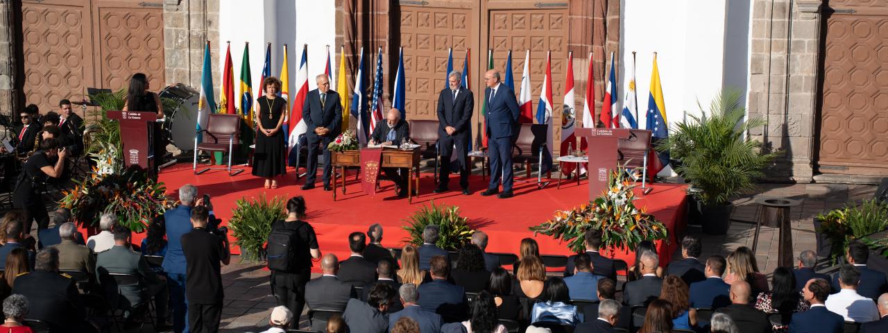 La Gomera reivindica la memoria y la democracia en el 534 aniversario de la partida de Col&oacute;n