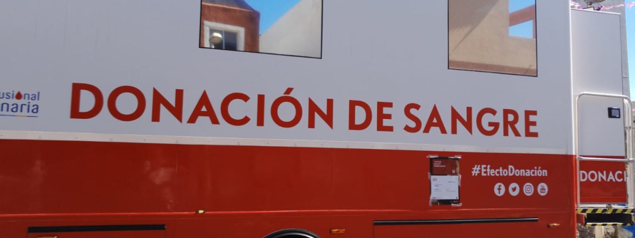 Una unidad móvil estará mañana la donación de sangre a Fasnia