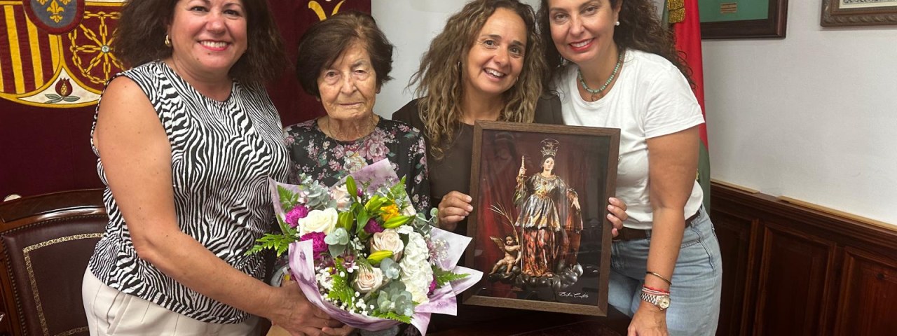 Lolita se convierte en la vecina más longeva de Tacoronte