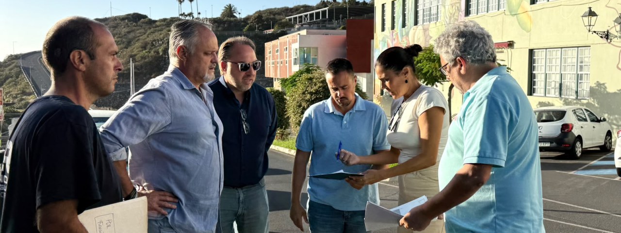 El Cabildo de La Palma inicia las obras de un nuevo punto de recarga para vehículos eléctricos en Villa de Mazo