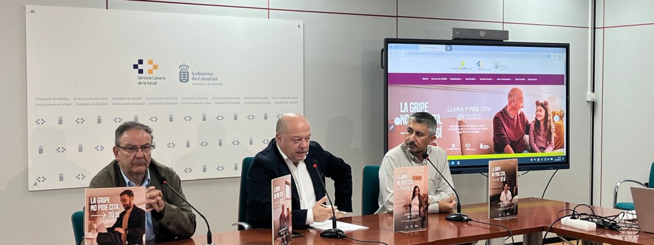 Sanidad presenta la campaña vacunación frente a infecciones respiratorias que comienza este 19 de octubre en los centros de salud de Canarias