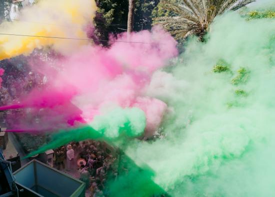 La Gran Polvacera de Los Llanos de Aridane se consolida como cita clave del carnaval palmero