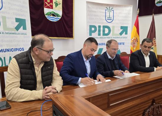 El Cabildo destina 2,4 millones de euros del PIDL a la mejora de infraestructuras en Villa de Mazo