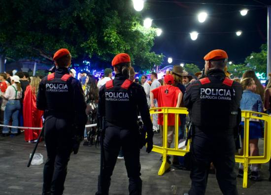 La Polic&iacute;a Auton&oacute;mica levanta 21 actas, interviene en ocho reyertas y asiste 32 apoyos sanitarios durante el Carnaval de Tenerife y La Palma