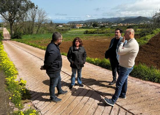 Finaliza la pavimentaci&oacute;n de los caminos agr&iacute;colas de Tagoro y El Natero
