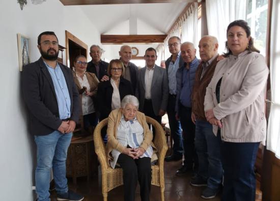 Villa de Mazo celebra los 100 a&ntilde;os de Miriam Cabrera Medina, referente del municipio