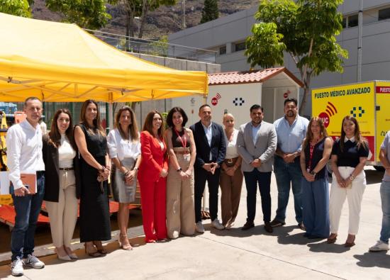 Sanidad renueva el equipamiento sanitario para la asistencia en caso de cat&aacute;strofes en La Gomera
