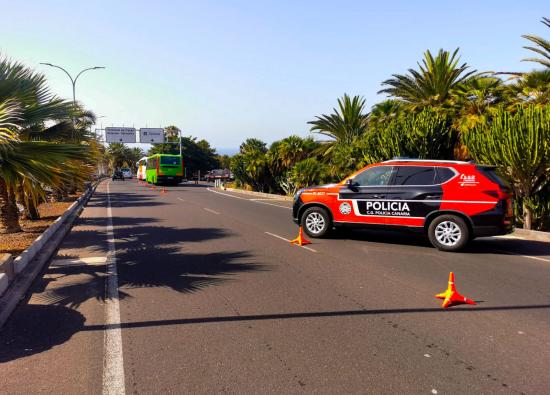 La Polic&iacute;a Auton&oacute;mica intensifica los controles en el transporte de viajeros en el Aeropuerto Tenerife Sur