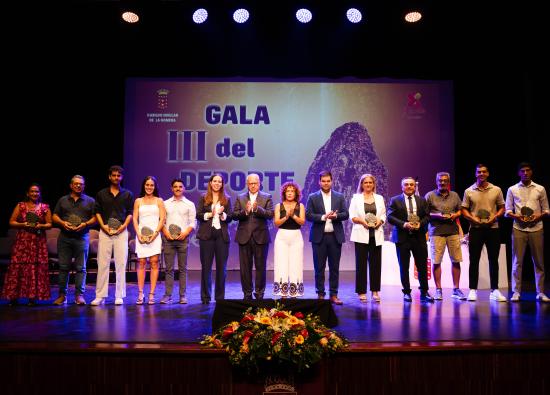 La Gomera reconoce la trayectoria, el compromiso y los valores del deporte insular en la III Gala del Deporte