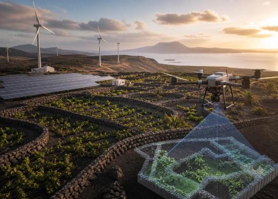 Una innovaci&oacute;n canaria utiliza drones e inteligencia artificial para reducir las fugas de agua